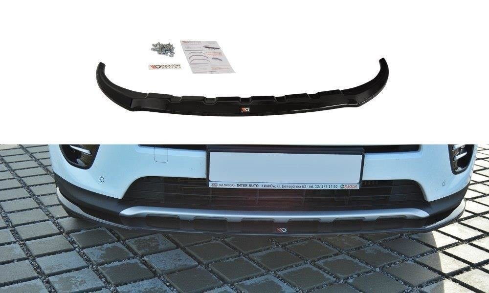Front Ansatz für KIA SPORTAGE mk4 GT-Line schwarz matt