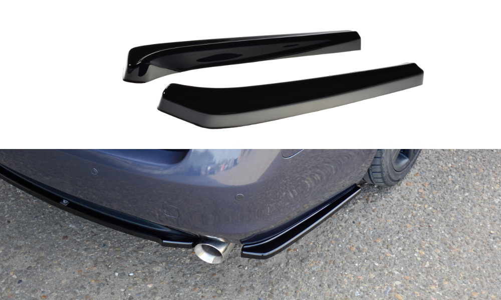 Heck Ansatz Flaps Diffusor für LEXUS GS MK.3 schwarz Hochglanz