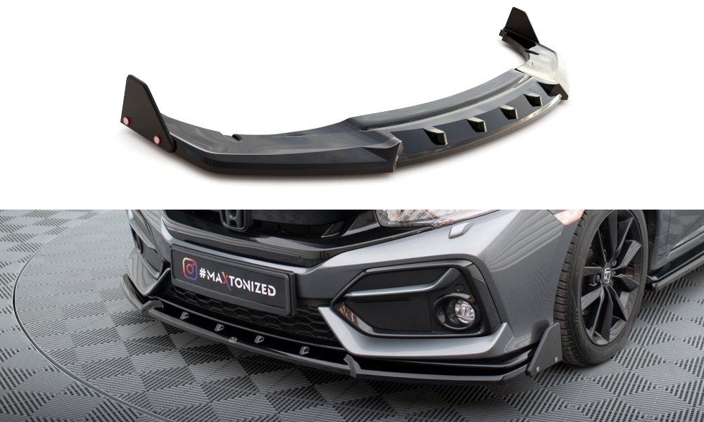Front Ansatz + Flaps für Honda Civic Sport Mk 10