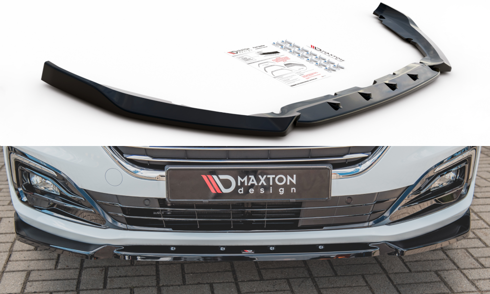 Front Ansatz für Ford Mondeo Mk5 Facelift schwarz Hochglanz