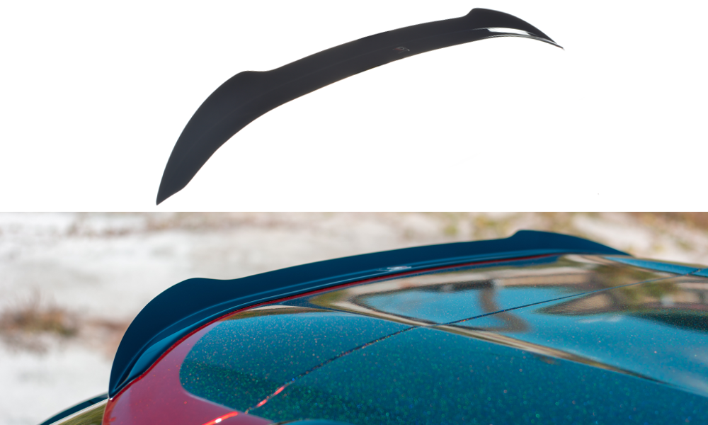 Spoiler CAP für Peugeot 508 Mk2 SW schwarz Hochglanz
