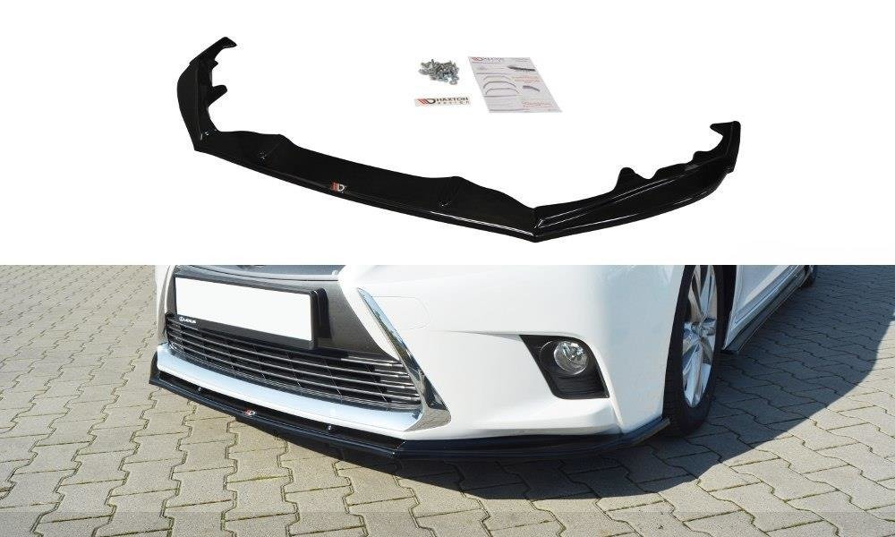 Front Ansatz V.1 für Lexus CT Mk1 Facelift schwarz Hochglanz