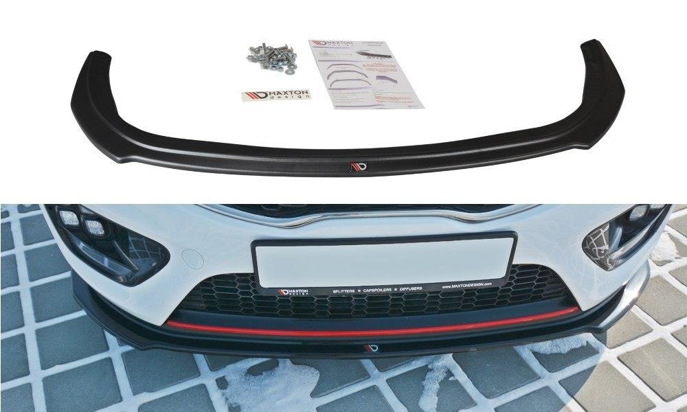 Front Ansatz V.1 für KIA CEE"D / PRO CEE"D GT MK2 schwarz Hochglanz