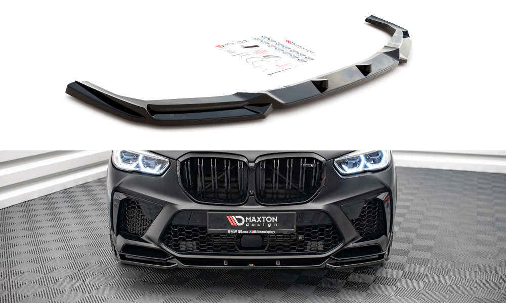 Front Ansatz V.2 für BMW X5M F95 schwarz matt