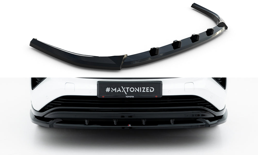 Front Ansatz V.2 für Toyota Highlander Mk4 schwarz Hochglanz