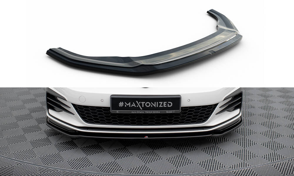Front Ansatz V.2 für VW GOLF 7 GTI FACELIFT schwarz Hochglanz