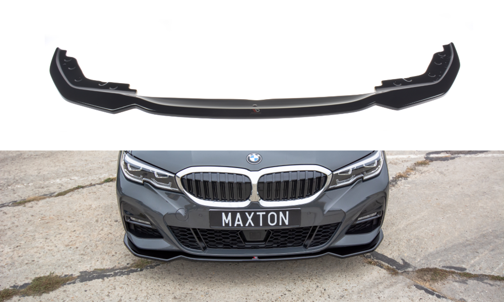 Front Ansatz V.2 für BMW 3er M-Paket G20 schwarz Hochglanz