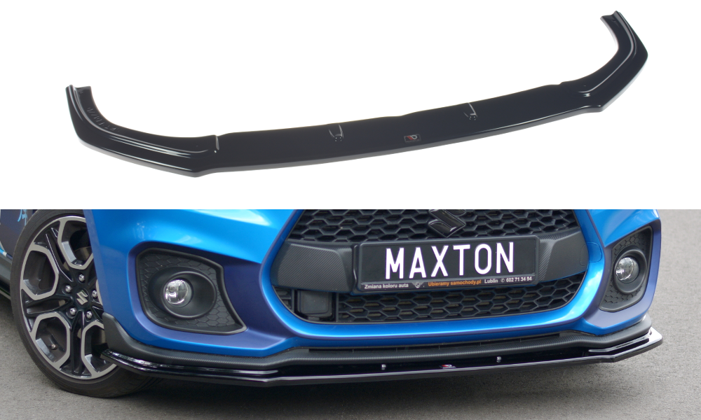Front Ansatz V.1 für SUZUKI SWIFT 6 SPORT schwarz Hochglanz