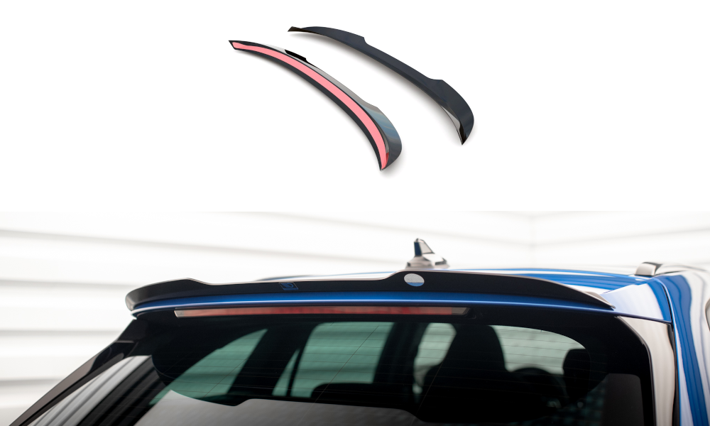 Spoiler CAP für Skoda Octavia Combi Standard / RS Mk4 / Mk4 Facelift schwarz Hochglanz