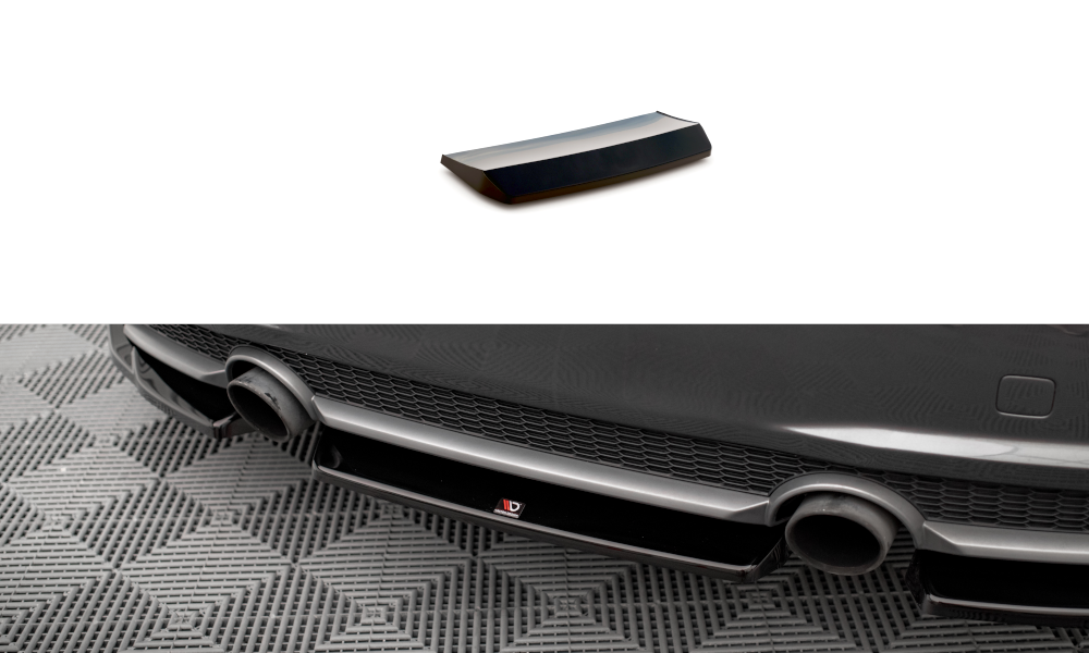 Heckansatz Audi TT S-Line 8S schwarz Hochglanz
