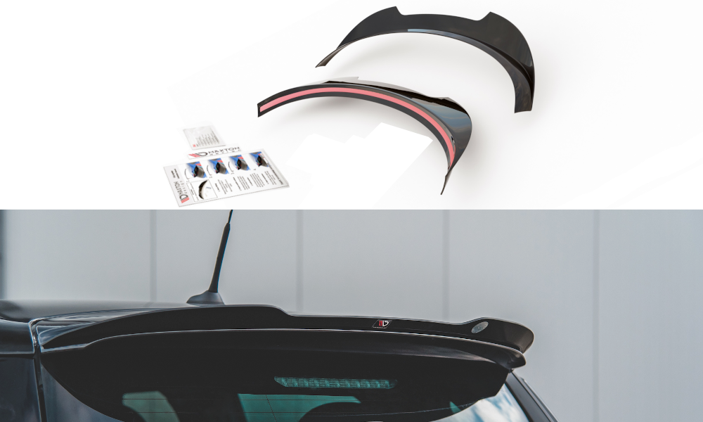 Spoiler CAP für Mini Countryman Mk1 JCW schwarz Hochglanz