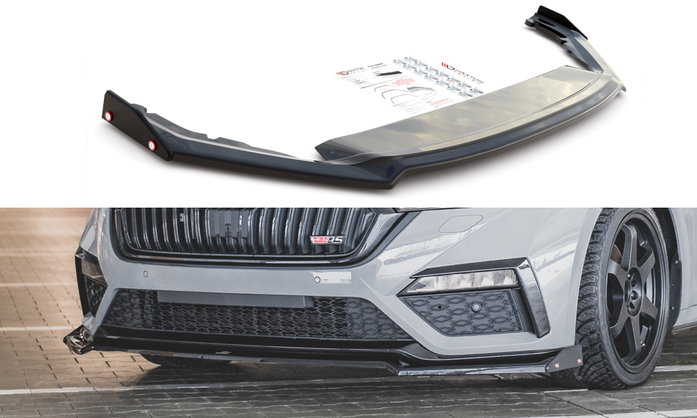 Front Ansatz V.2 + Flaps für Skoda Octavia RS Mk4