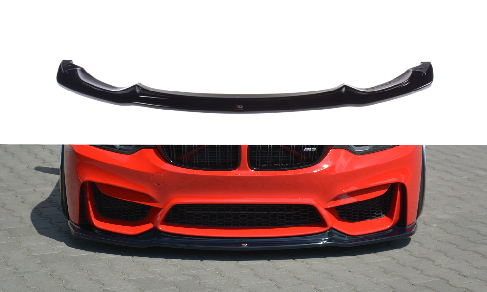 Front Ansatz für BMW M3 F80 schwarz Hochglanz