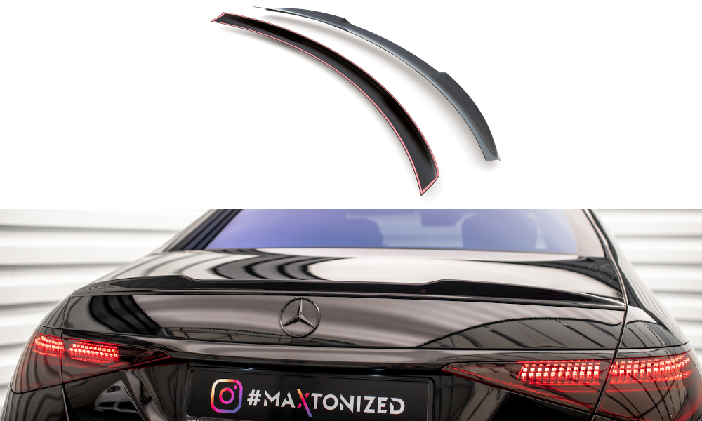Spoiler CAP 3D für Mercedes-Benz S AMG-Line W223 schwarz Hochglanz