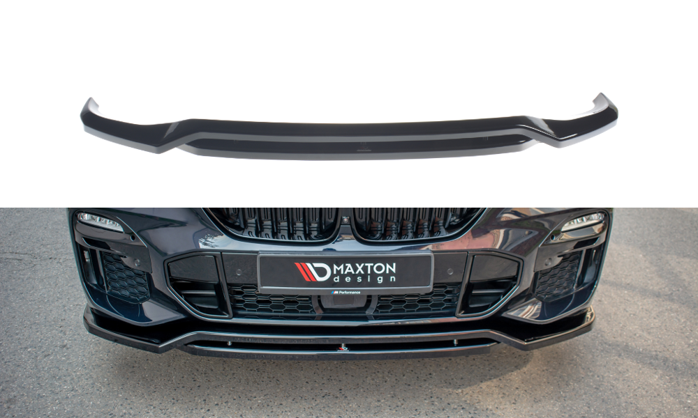 Front Ansatz für BMW X5 G05 M Paket schwarz Hochglanz