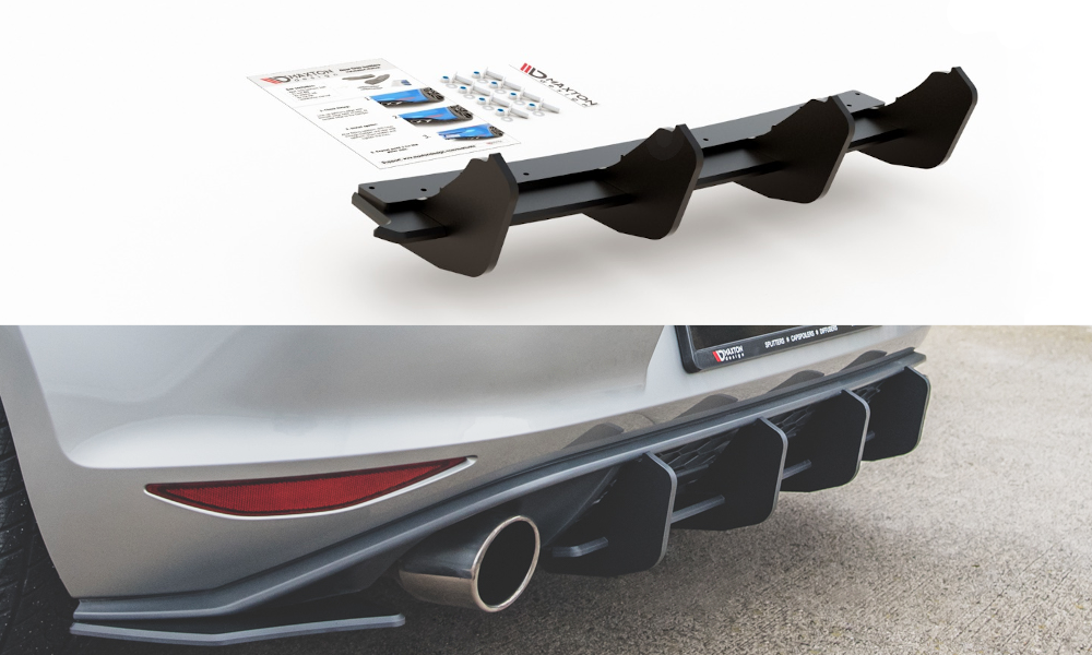Robuste Racing Heckschürze V.2 für VW Golf 7 GTI
