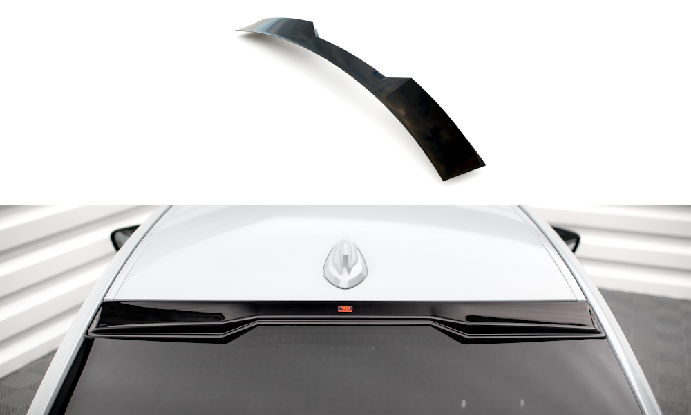 Heckscheiben Spoiler für BMW 2 Coupe G42 / M2 G87 schwarz Hochglanz