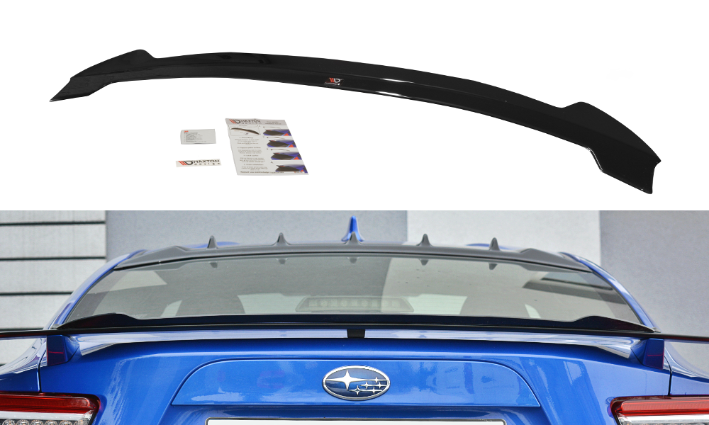 Spoiler CAP für Toyota GT86 Facelift / Subaru BRZ Mk1 Facelift schwarz Hochglanz