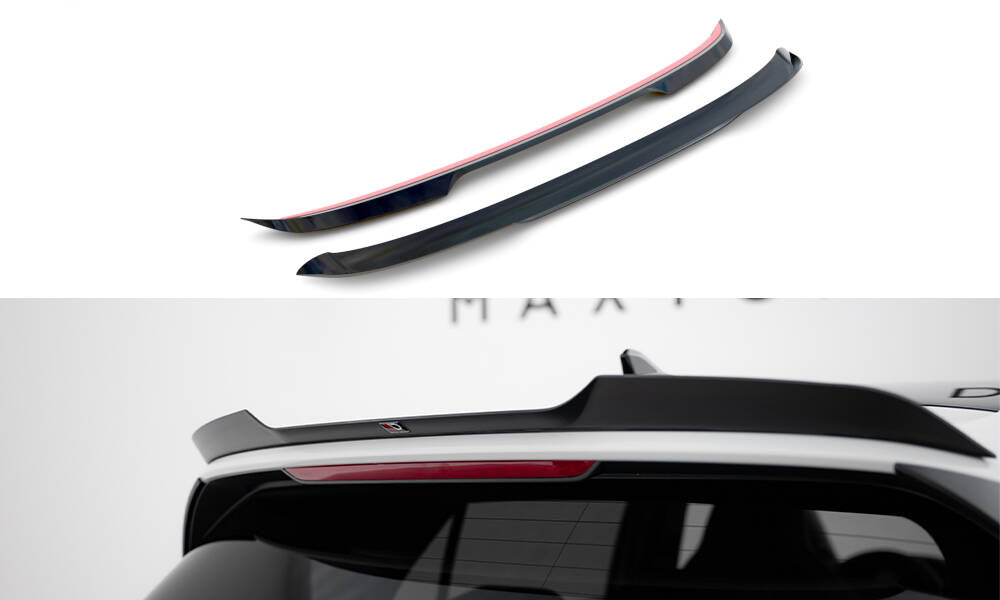 Spoiler CAP V.2 für VW Golf GTI / GTE / GTD / R-Line / R Mk8 schwarz Hochglanz