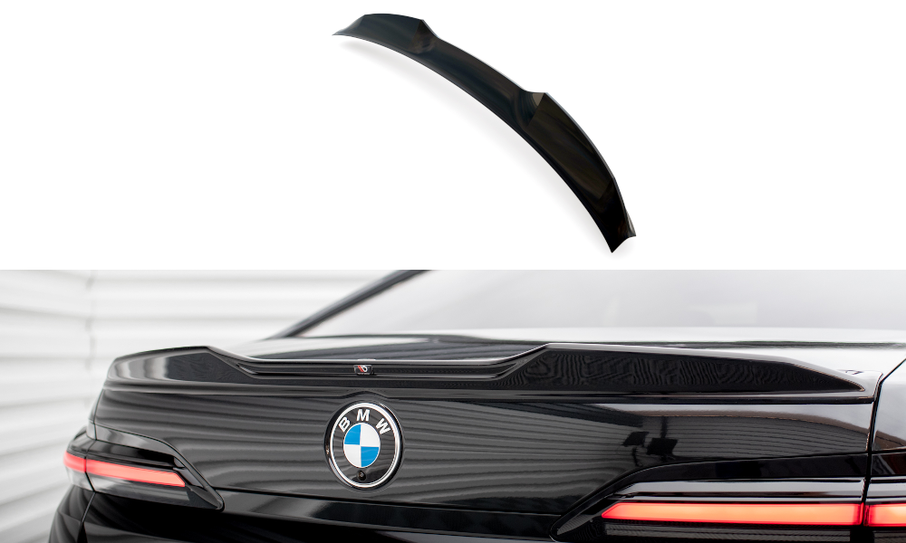 Spoiler CAP 3D für BMW 7 G70 schwarz Hochglanz