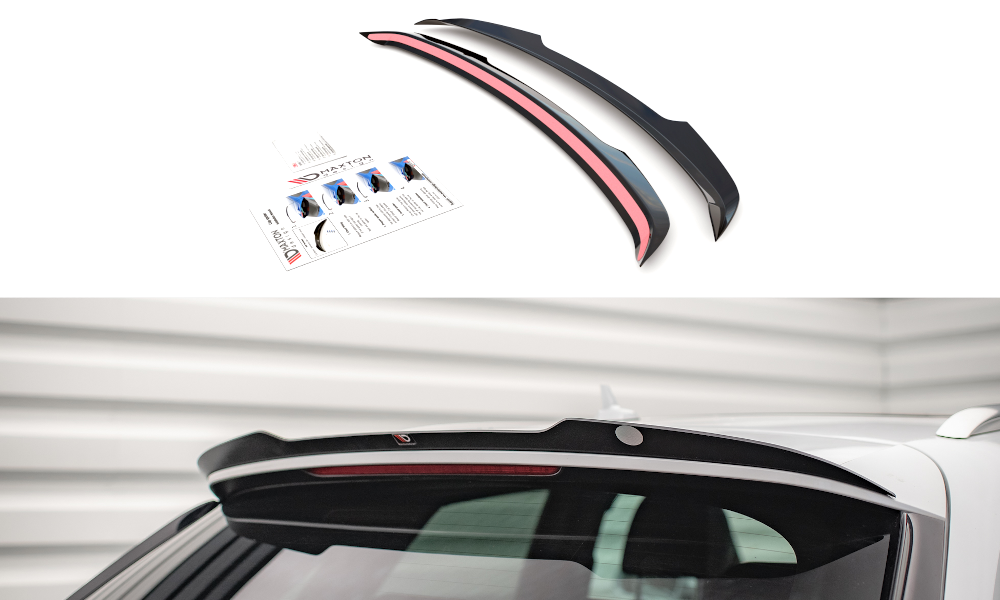 Spoiler CAP für Audi Q3 8U Facelift Carbon Look