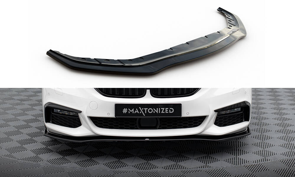Front Ansatz V.2 für BMW 5er M-Paket / M550d / M550i G30/ G31 M-Paket schwarz Hochglanz