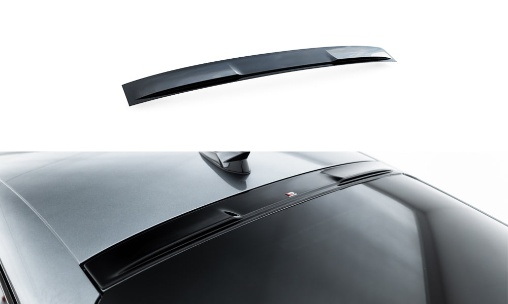 Heckscheiben Spoiler für Audi A5 S-Line / S5 Limousine B10 schwarz Hochglanz