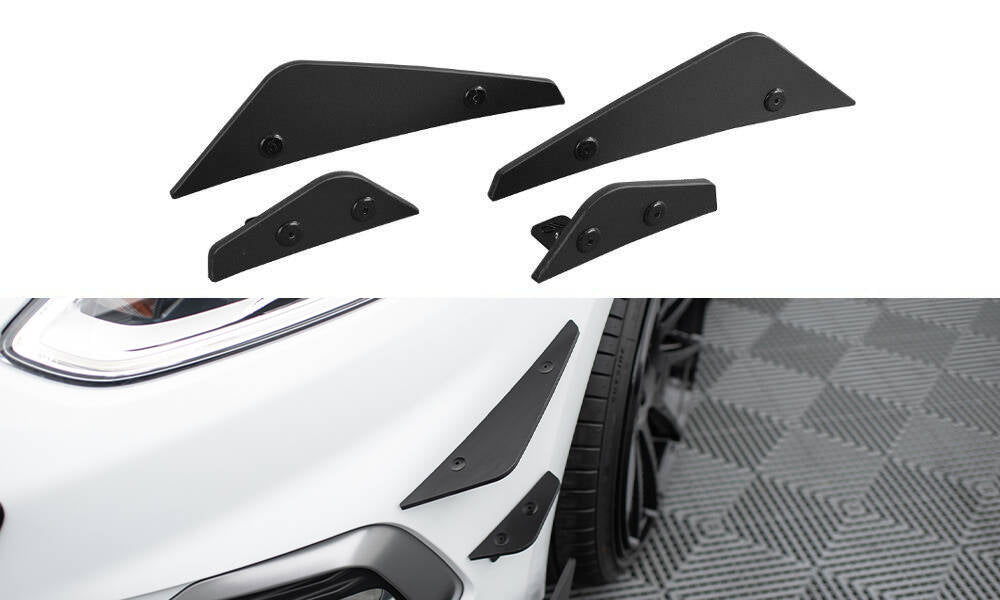 Stoßstangen Flaps Wings vorne Canards für Ford Fiesta Mk8 ST/ ST-Line