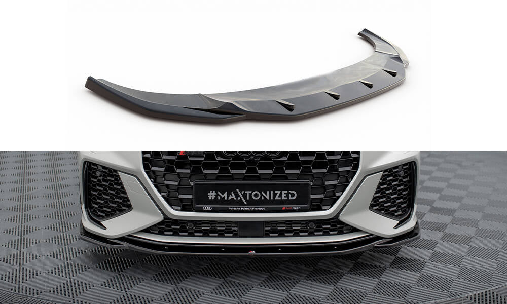 Front Ansatz V.2 für Audi RSQ3 F3 schwarz Hochglanz
