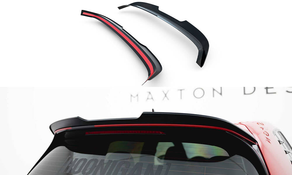 Spoiler CAP V.2 für VW Golf 7 R / R-Line / GTI schwarz Hochglanz