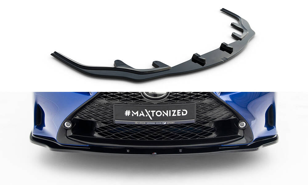 Front Ansatz V.2 für Lexus RC Mk1 schwarz Hochglanz