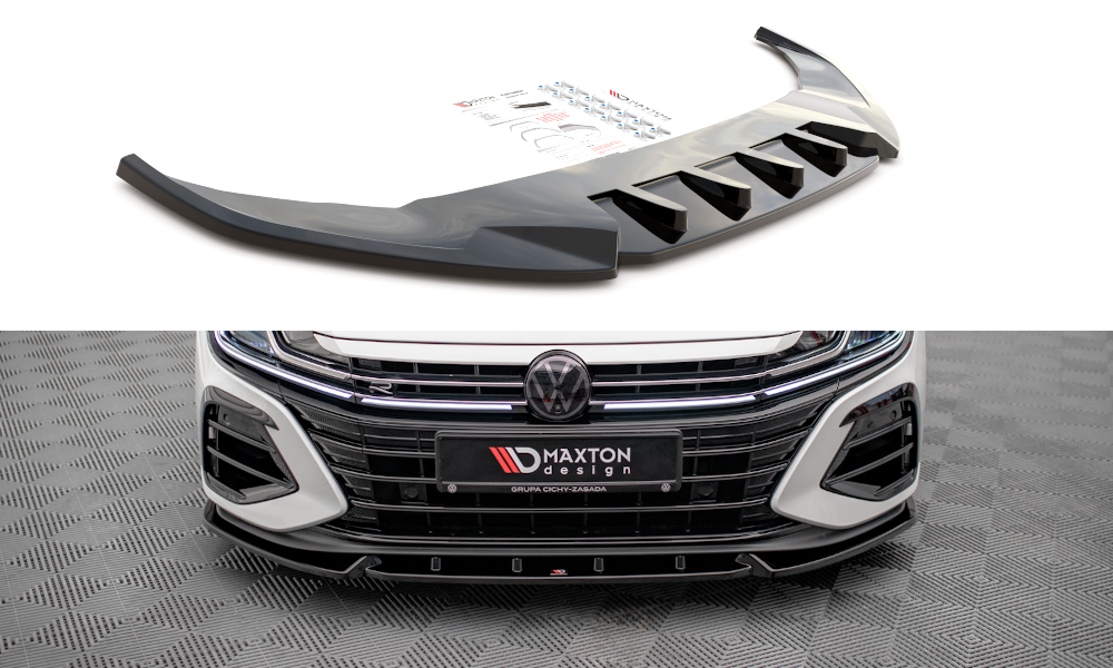 Front Ansatz V.2 für VW Arteon R schwarz Hochglanz