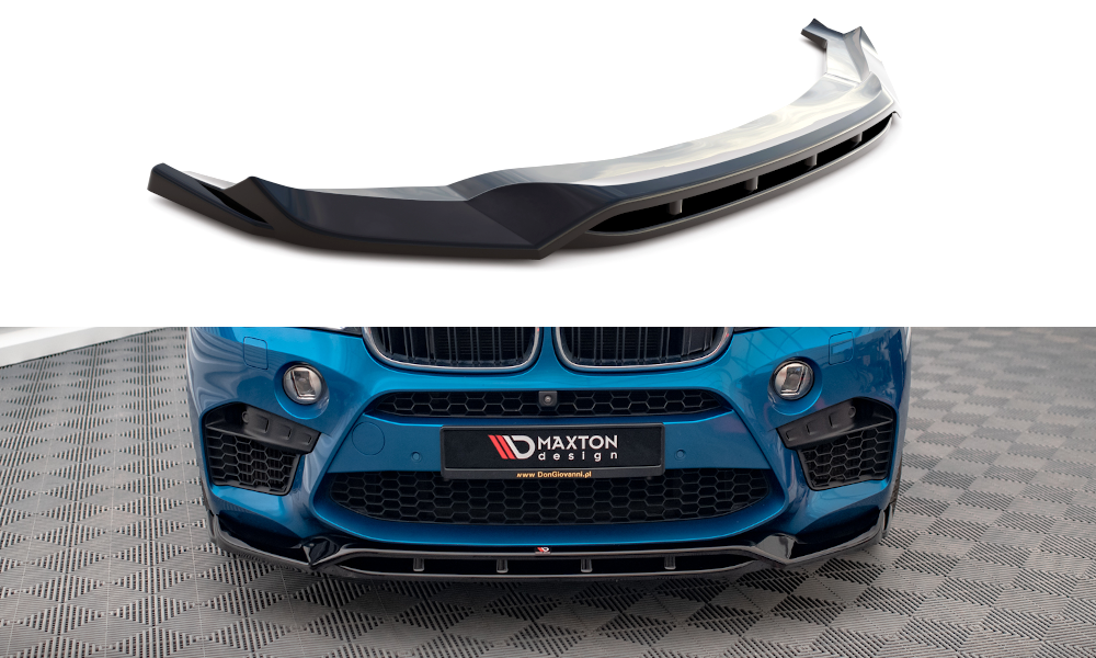 Front Ansatz V.3 für BMW X5 M F85 / X6 M F86 schwarz Hochglanz