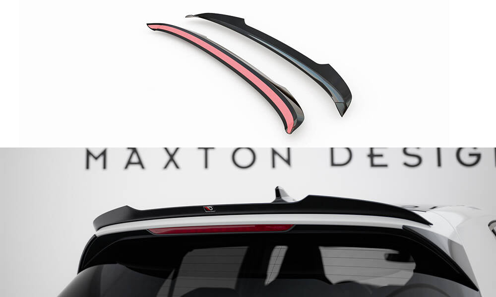 Spoiler CAP V.1 für VW Golf GTI / GTE / GTD / R-Line / R Mk8 schwarz Hochglanz
