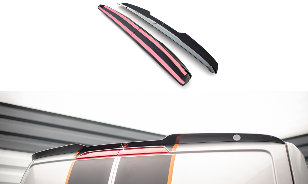Spoiler CAP für Ford Transit Custom Mk1 schwarz Hochglanz