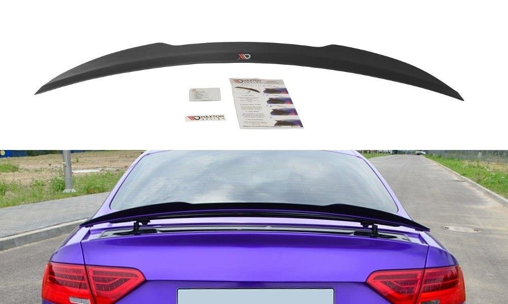 Spoiler CAP für Audi RS5 Mk1 8T Facelift schwarz Hochglanz