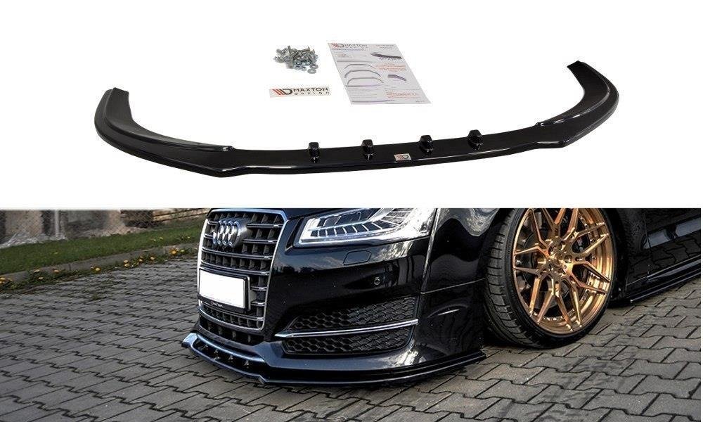 Front Ansatz V.1 für Audi S8 D4 FL schwarz Hochglanz