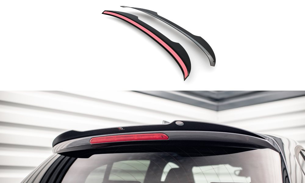 Spoiler CAP V.2 für BMW 1er M-Paket / M140i / Standard F20 schwarz Hochglanz