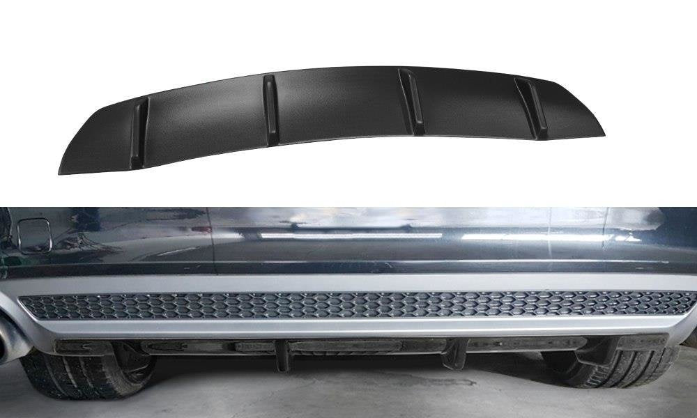 Diffusor Heck Ansatz für Audi A7 Mk1 S-Line Carbon Look