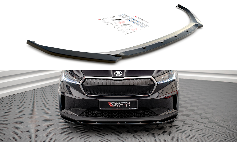 Front Ansatz V.3 für Skoda Enyaq iV Carbon Look