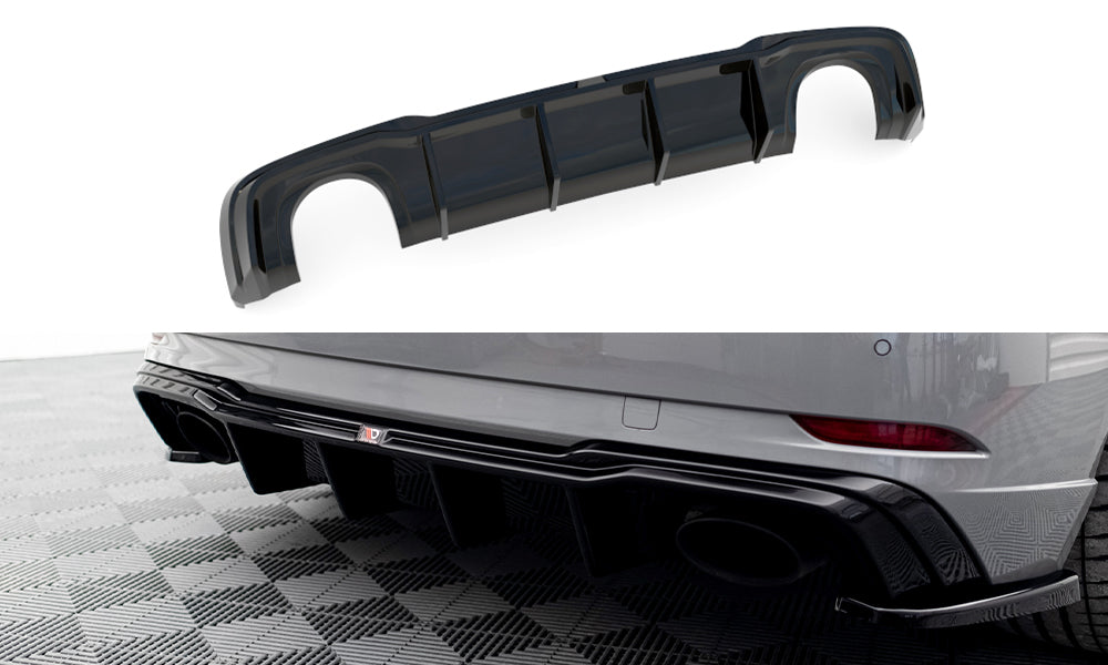 Diffusor Heck Ansatz V.2 für Audi RS3 8V Sportback Facelift
