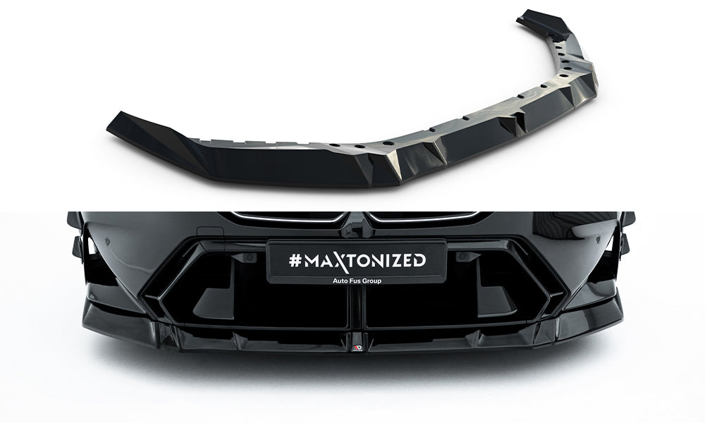 Front Ansatz V.1 für BMW M5 Limousine / Touring G90 schwarz Hochglanz