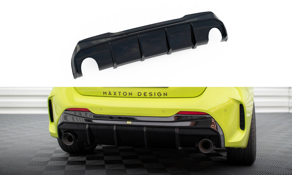 Diffusor Heck Ansatz V.3 für BMW 1er F40 M-Paket/ M135i / 128ti (Einzelauspuff li. re.)