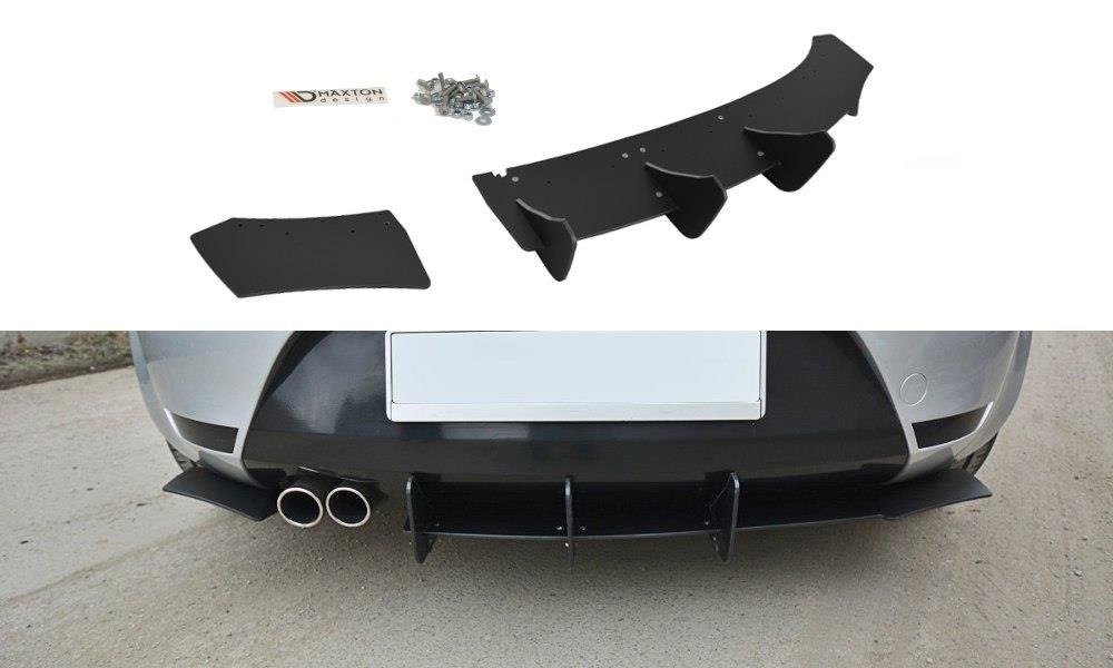 Diffusor Heck Ansatz für Heckschürze V.1 für Seat Leon Mk2 Cupra/ FR