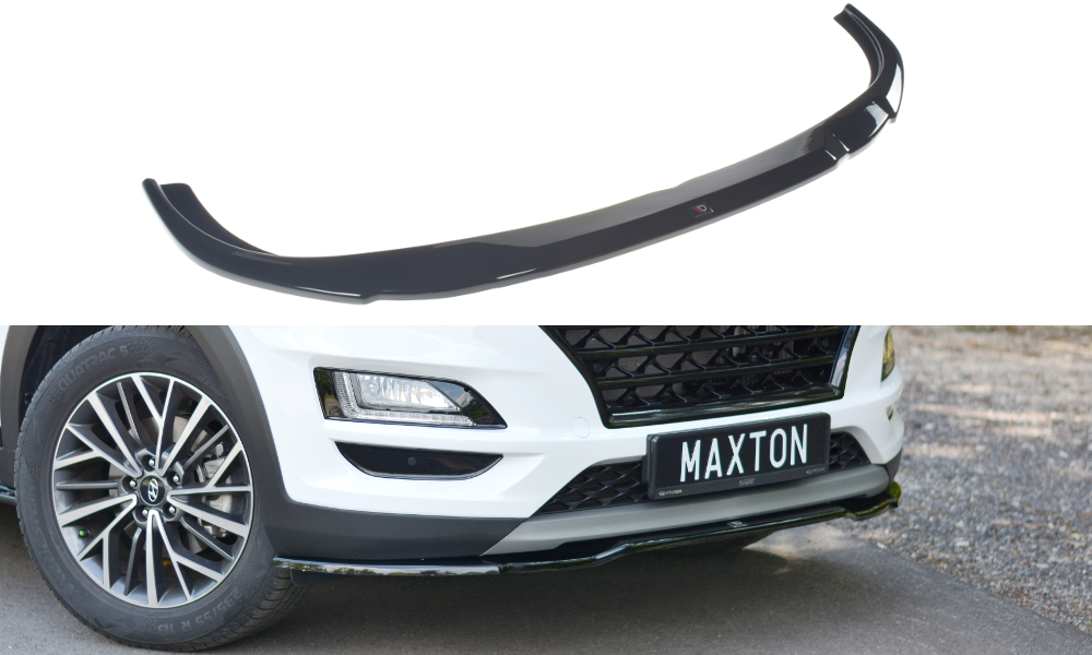 Front Ansatz V.2 für Hyundai Tucson Mk3 Facelift schwarz Hochglanz