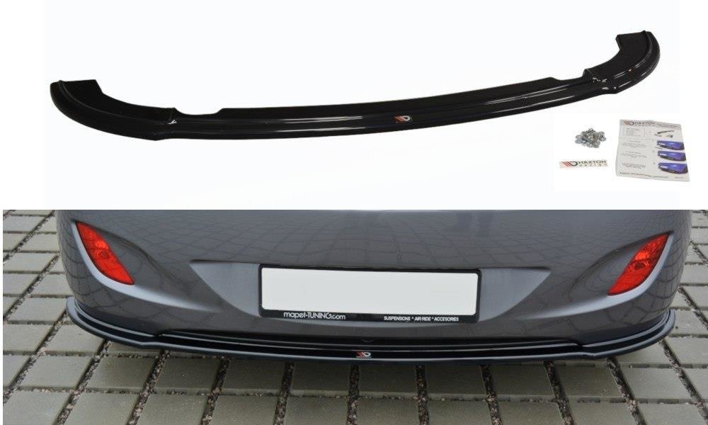 Heckansatz Hyundai i30 mk.2 schwarz Hochglanz