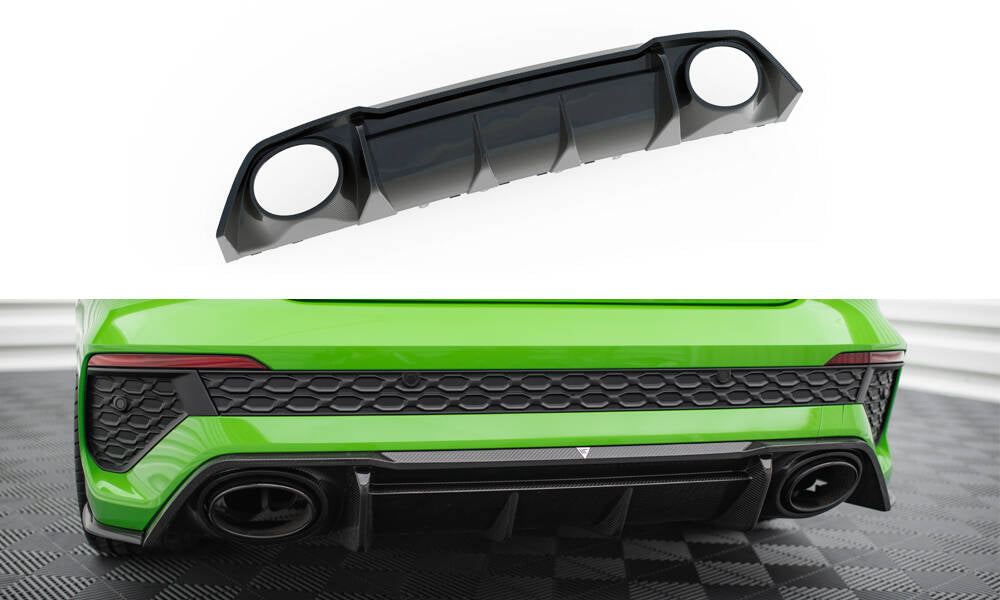 Prepreg Carbon Fiber Diffusor Heck Ansatz für Audi RS3 8Y