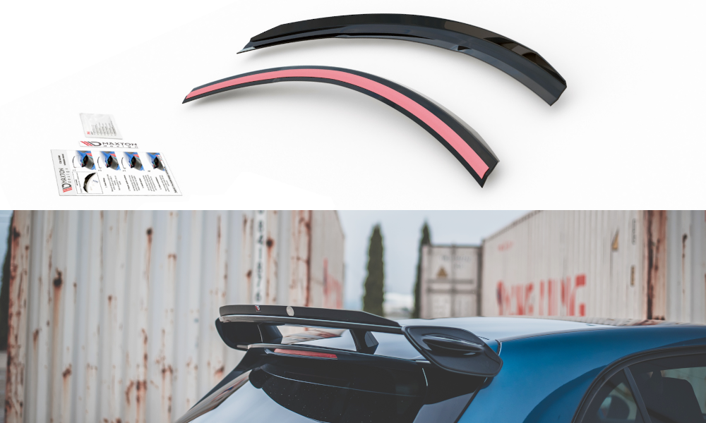 Spoiler CAP für Mercedes A35 AMG Hatchback W177 schwarz Hochglanz