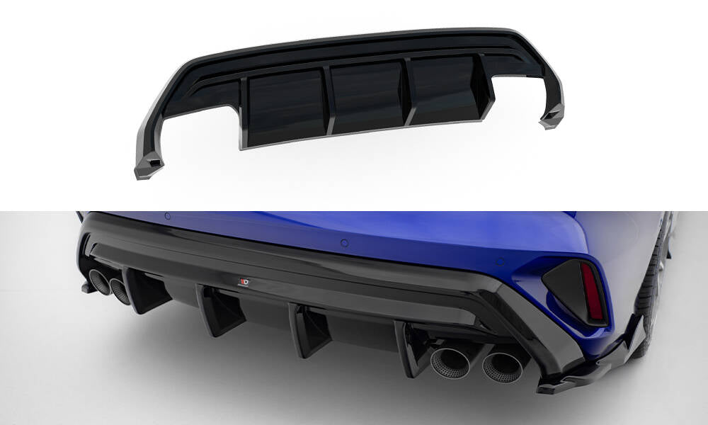 Diffusor Heck Ansatz für Audi S3 Limousine 8Y Facelift