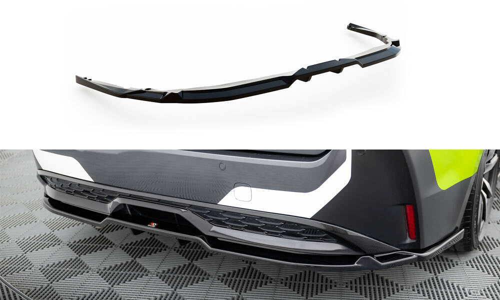 Mittlerer Cup Diffusor DTM Look Heck Ansatz für Toyota Corolla GR Sport Touring Sports XII schwarz Hochglanz
